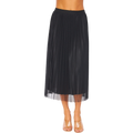 Tulle Double-layered Pleated Skirt