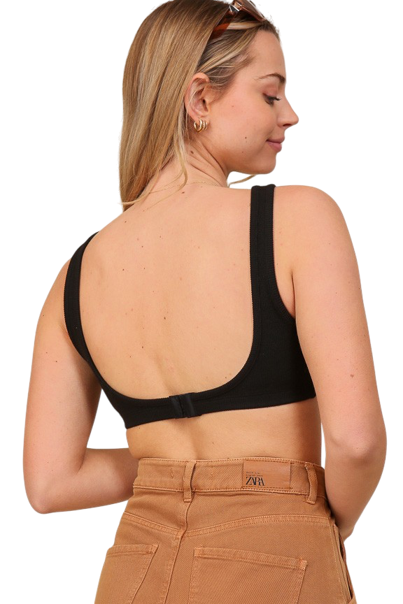 Heavy Ribbed Athleisure Bralette