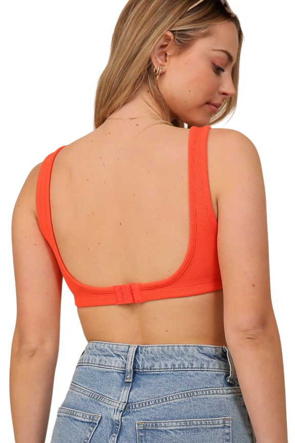 Heavy Ribbed Athleisure Bralette