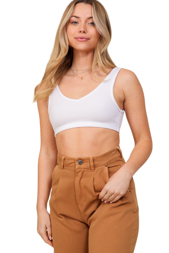 Heavy Ribbed Athleisure Bralette