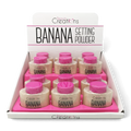 Beauty Creations Banana Setting Powder display box with 12 jars