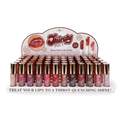 Thirsty Pout High Shine Lip Gloss display with multiple shades and XXL wand applicators