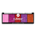 NK Makeup Glitter Makeup Palette Love Sparks 5-pan pink to orange shades