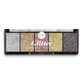 NK Makeup Glitter Makeup Palette Medallist 5-pan metallic shades silver gold rose