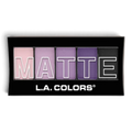 L.A. Colors 5 Color Matte Eyeshadow Palette Purple Cashmere shades