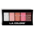L.A. Colors 5 Color Matte Eyeshadow Palette Pink Chiffon shades